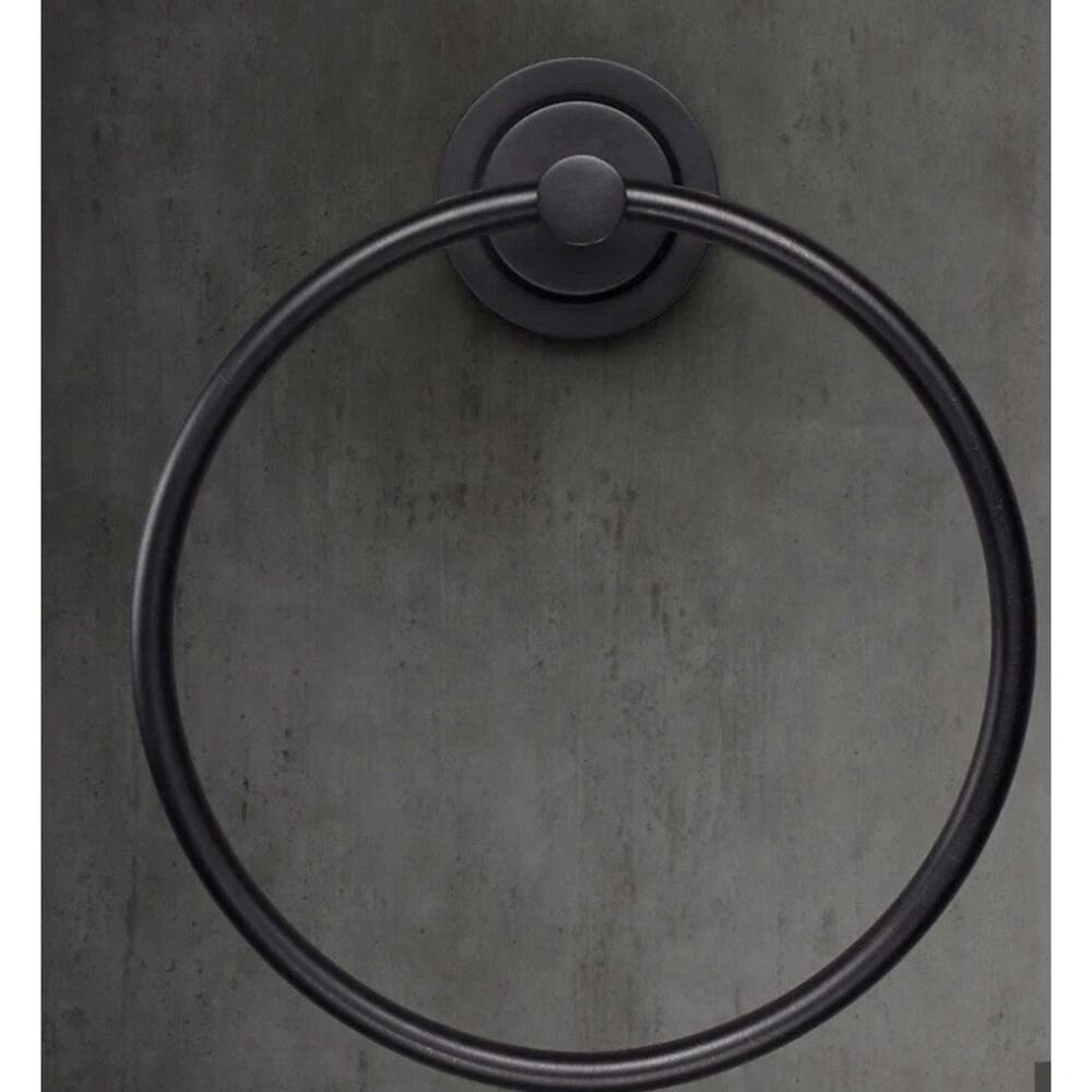 RH Restoration Hardware Spritz Towel Ring | Finish: Bronze